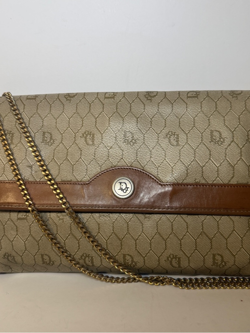Christian Dior 1980 Honeycomb Shoulder Bag